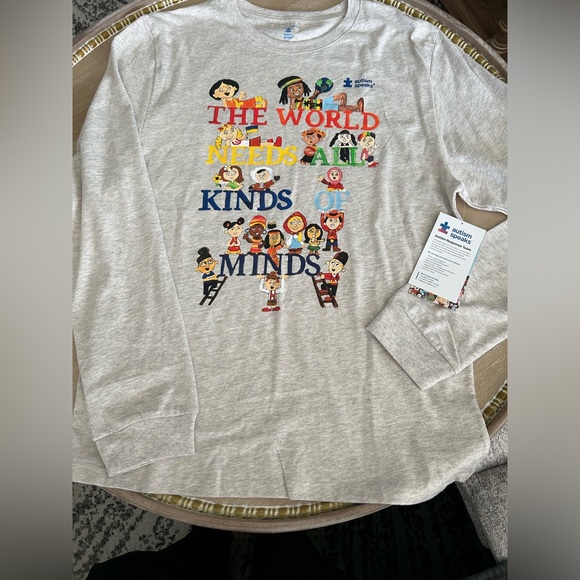 NWT AUTISM AWARENESS T SHIRT, UNISEX-medium. pit to pit is 21”. - Picture 1 of 5